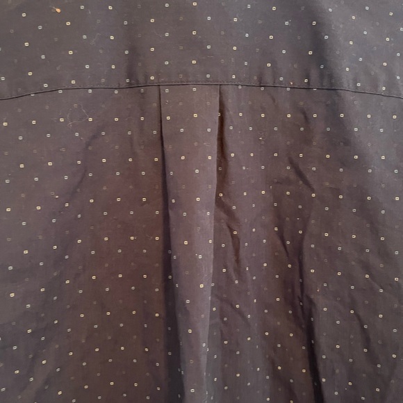 Mens (16) 34/35 Classic Fit CROFT & BARROW NAVY BLUE BUTTON UP SHORT SLEEVED - Picture 6 of 6